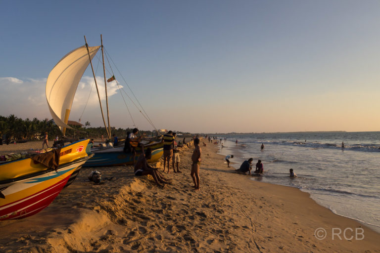 am Strand von Negombo