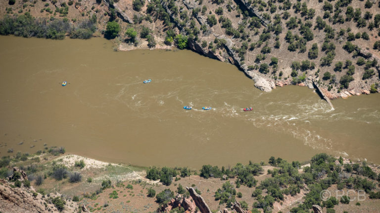 River Rafts auf dem Green River