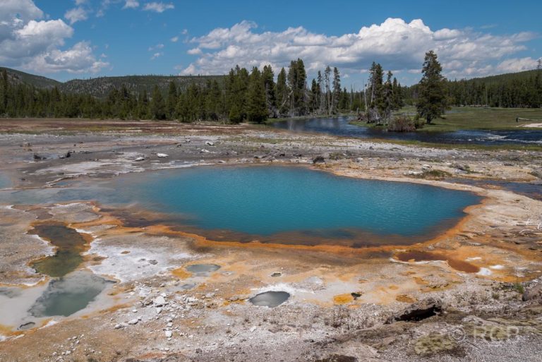Bisquit Basin: Black Opal Spring, Yellowstone NP