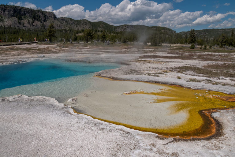 Bisquit Basin: Sapphire Pool, Yellowstone NP