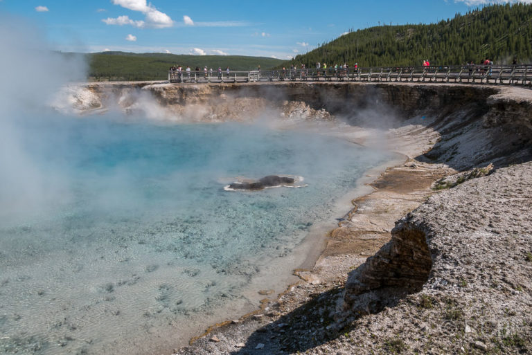 Midway Geyser Basin: Excelsior Geyser Crater, Yellowstone NP