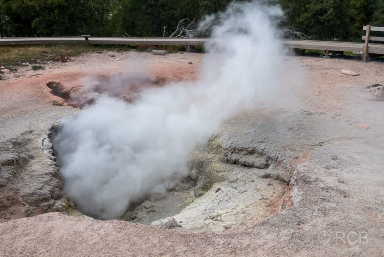 Lower Geyser Basin: Red Spouter, Yellowstone NP