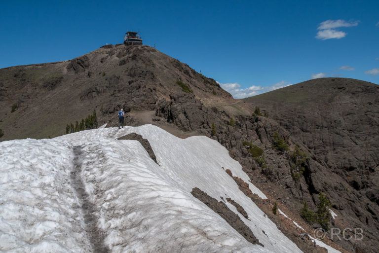 Mount Washburn Trail, kurz unterhalb des Gipfels, Yellowstone NP