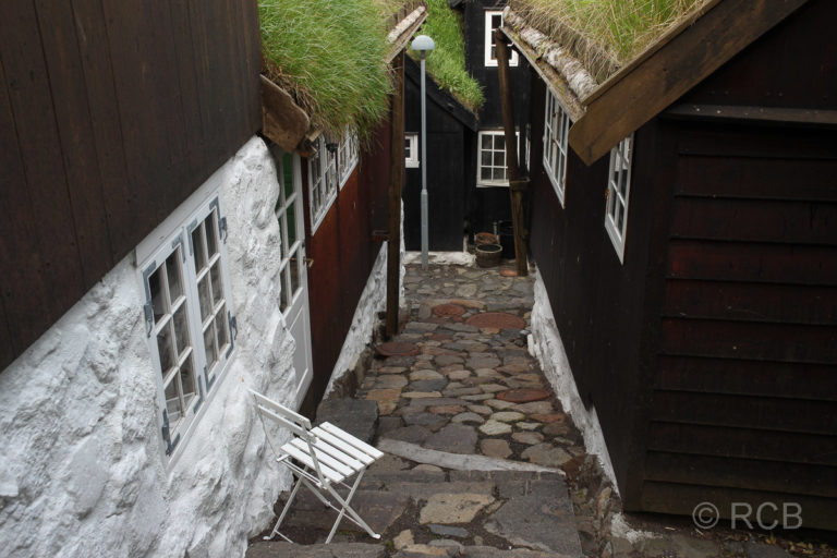 in der Altstadt von Torshavn