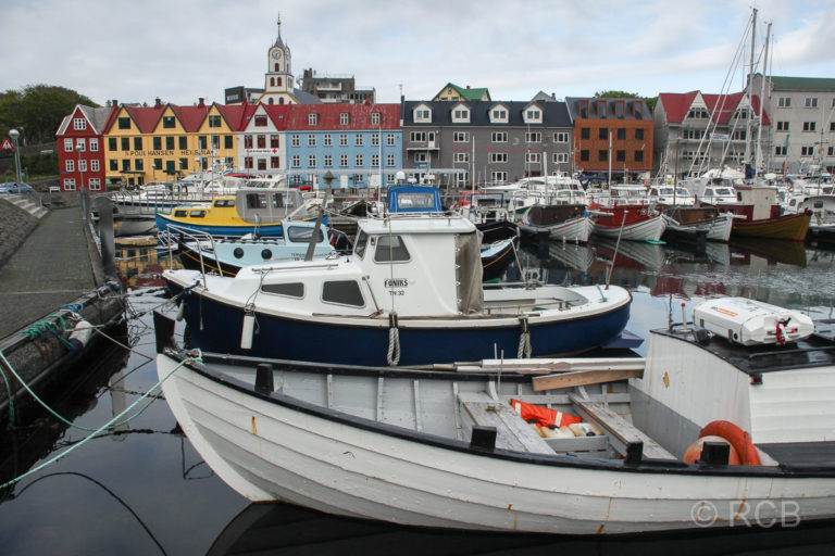 Torshavn, Westhafen mit Hafenkirche