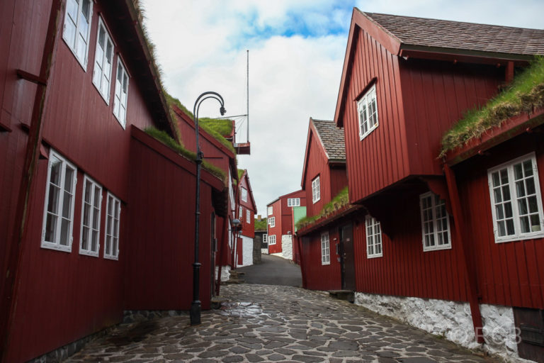 Torshavn, Altstadt auf der Halbinsel Tinganes