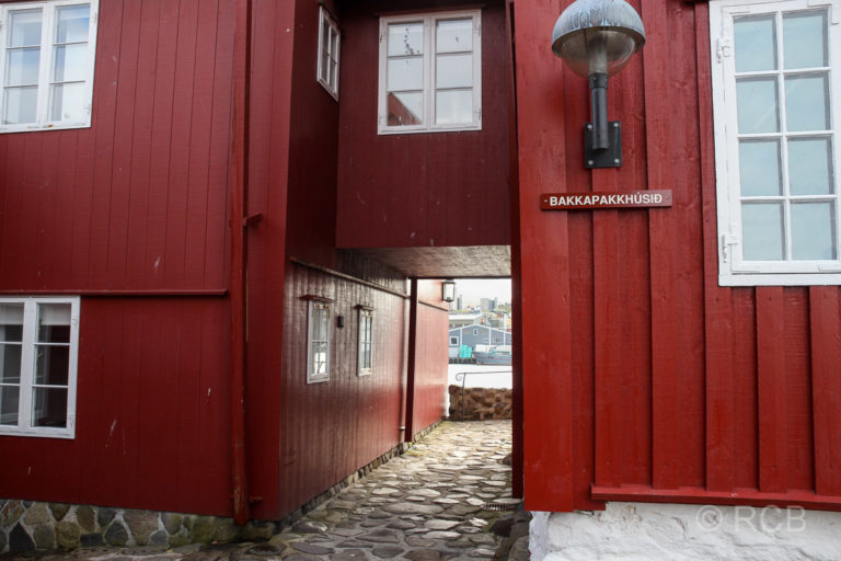 Torshavn, Altstadt, Bakkapakkhús (ehemaliges Lagerhaus)