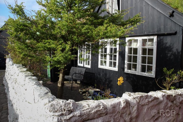Torshavn, Wohnhaus in der Altstadt auf der Halbinsel Tinganes