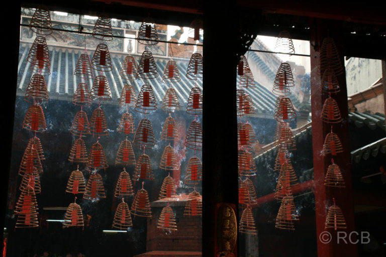 Räucherspiralen in Chinatown