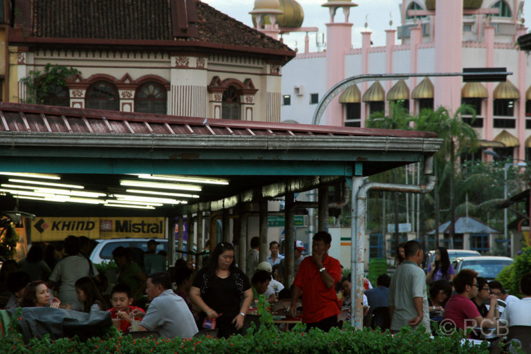 Straßenszene in Kuching