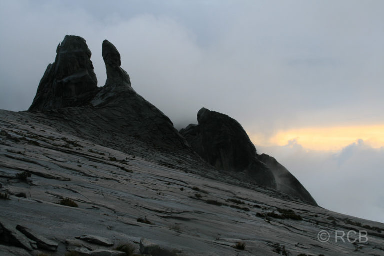 Gipfelplateau des Mt. Kinabalu mit Donkey's Ears