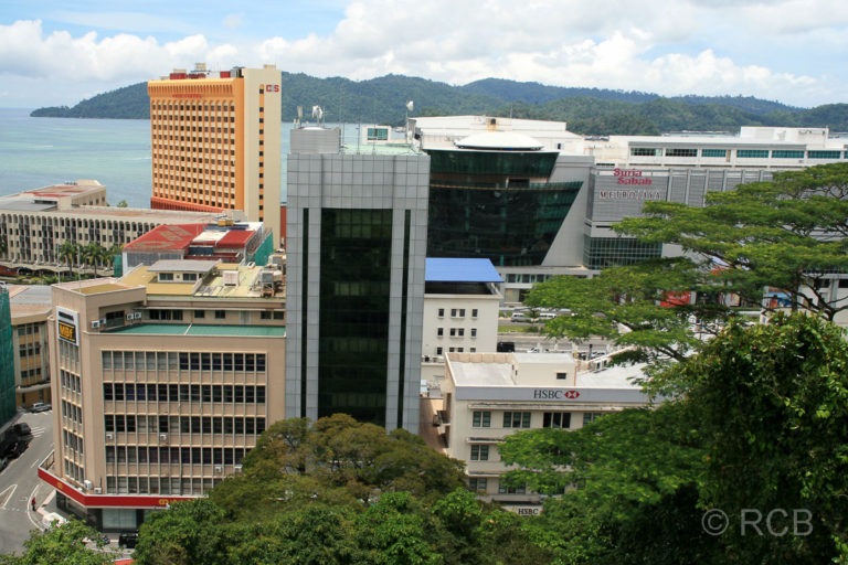 Ausblick vom Signal Hill, Kota Kinabalu