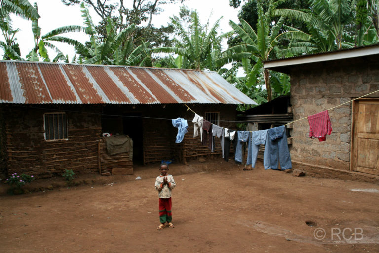 Hütte auf einem Spaziergang durch Marangu