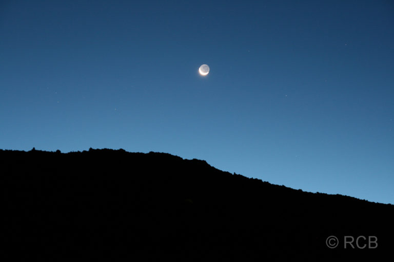 Mondaufgang über dem Mawenzi Tarn Camp