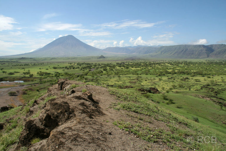 Blick zum Vulkan Oi Doinyo Lengai
