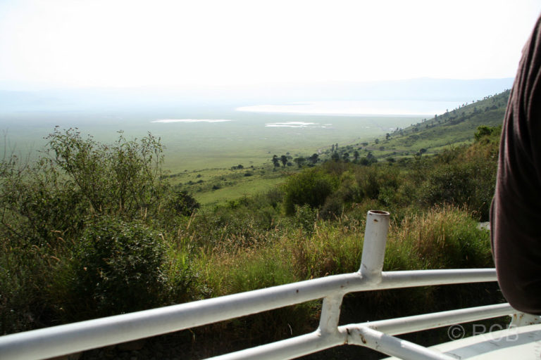 Fahrt hinab in den Ngorongoro-Krater