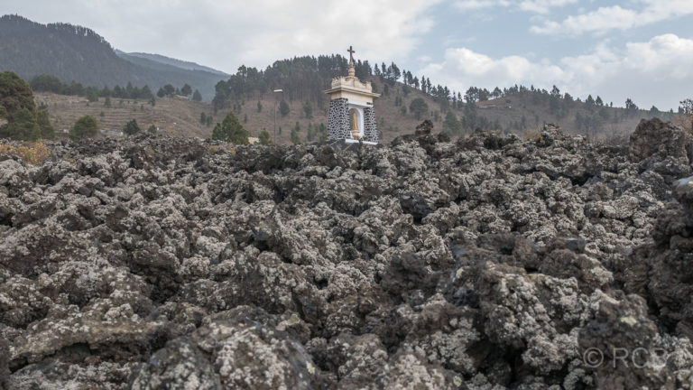 San Nicolas, Santuario de Fátima im Lavastrom des Vulkans San Juan