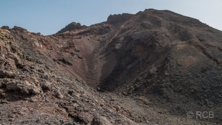 Seitenkrater am Vulkan Teneguía