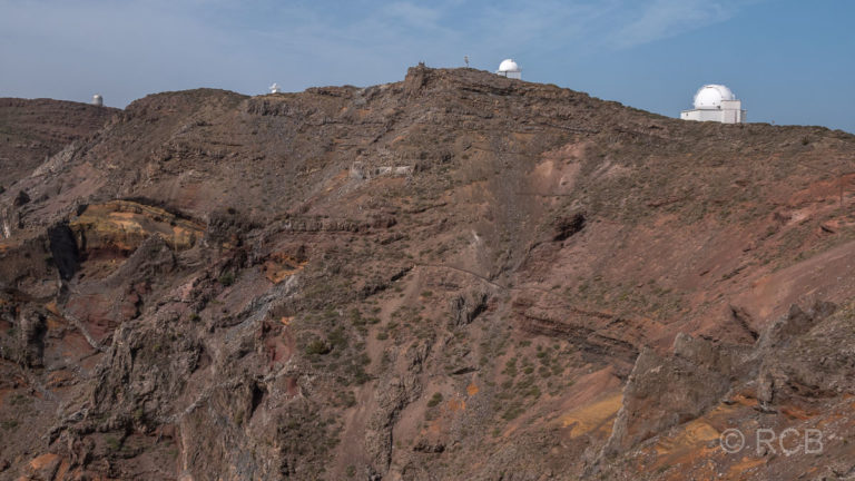 Observatorien am Rand der Caldera de Taburiente