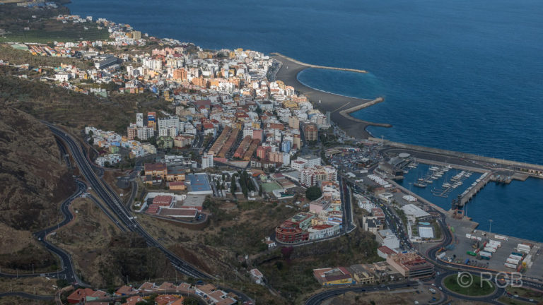 Blick vom Mirador de la Concepción auf Santa Cruz de La Palma