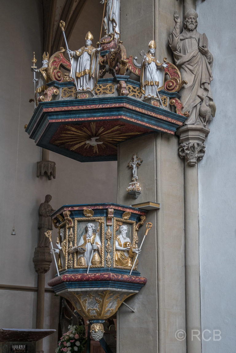 Abtei Liesborn, Kanzel in der Klosterkirche