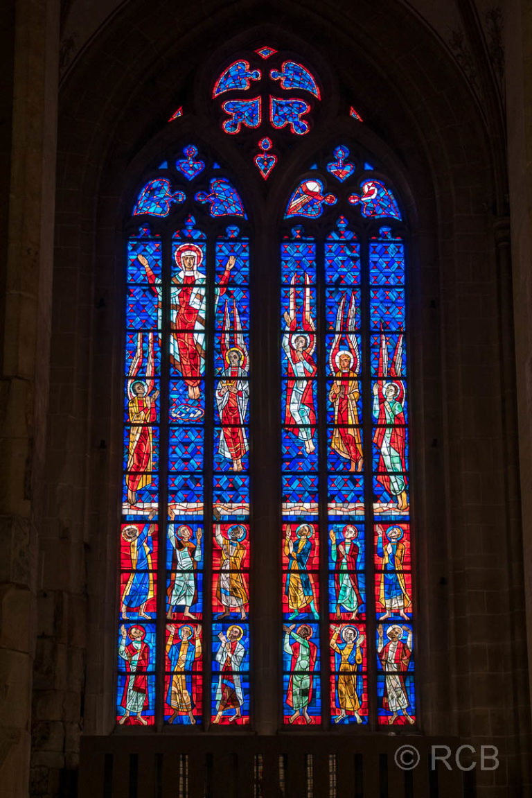 Bocholt, St. Georg-Kirche, Glasfenster Mariä Himmelfahrt
