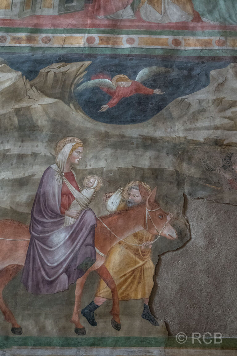 Bozen, Fresko aus dem 14. Jhdt. im Dominikanerkloster