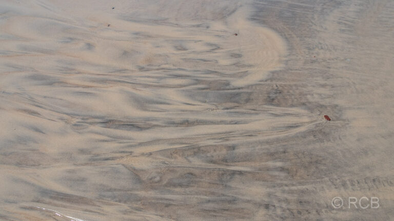 marmorierter Sandstrand