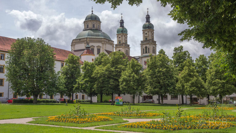 Kempten, St. Lorenz-Basilika und Hofgarten