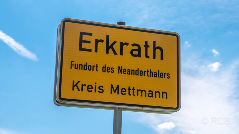 Straßenschild von Erkrath