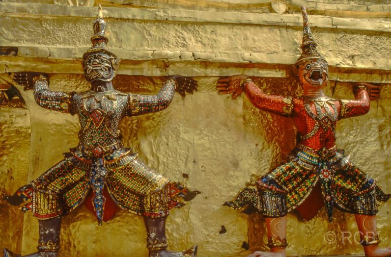 Karyatiden am Wat Phra Keo