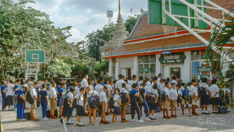 Schule auf dem Gelände des Wat Po