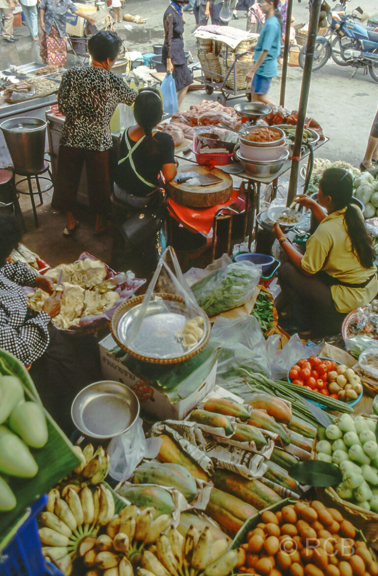 Marktstand in Bangkok