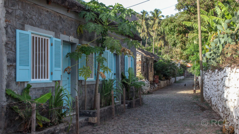 historische Häuser in Cidade Velha