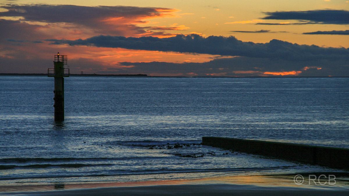 Sonnenuntergang über der Nordsee