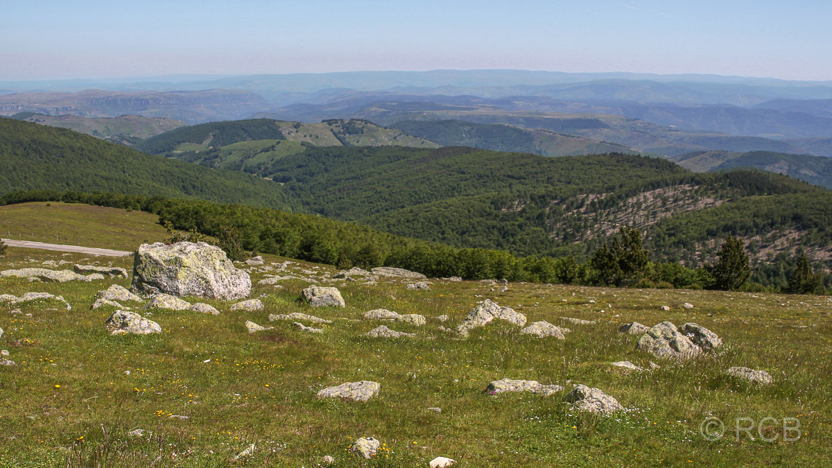 Ausblick vom Gipfel des Mont Aigoual