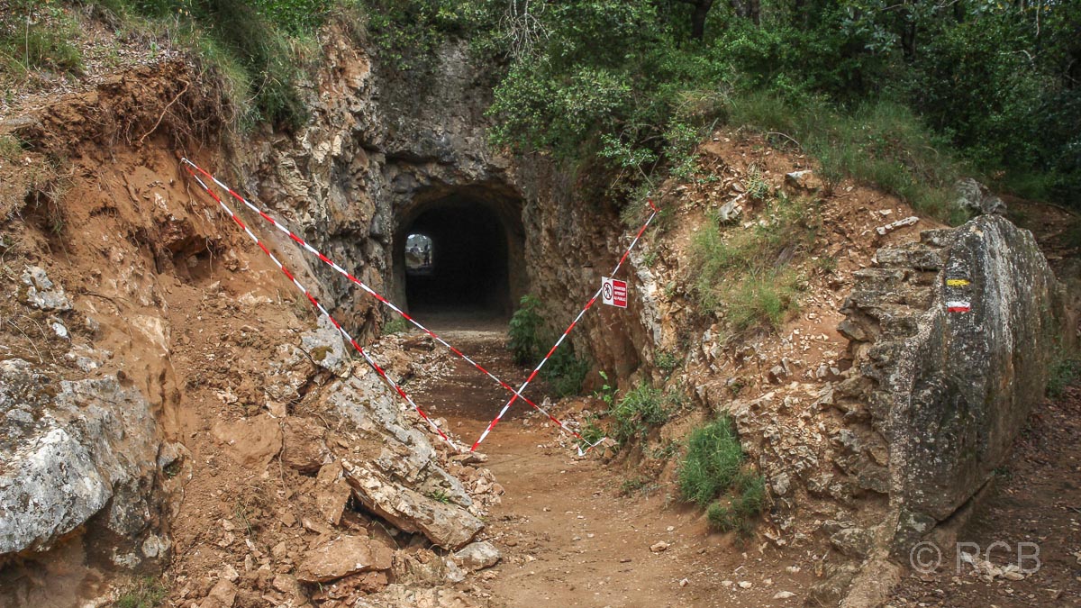 gesperrter Tunnel