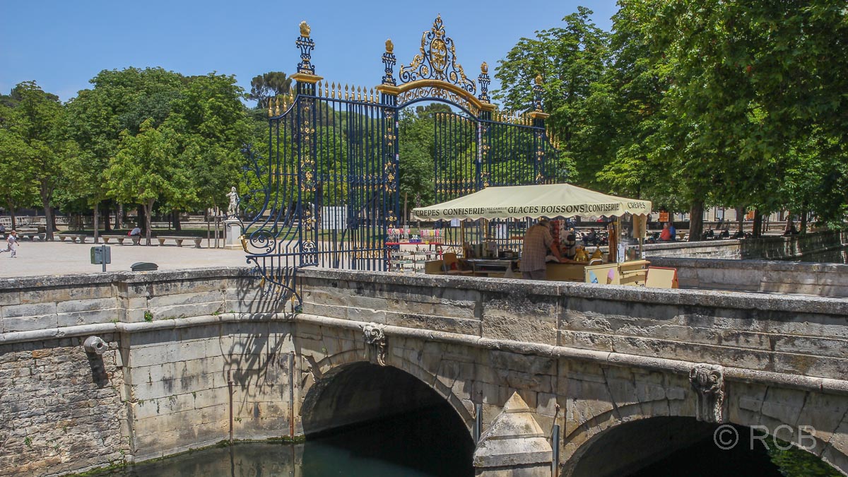 Eingang zum Jardin de la Fontaine