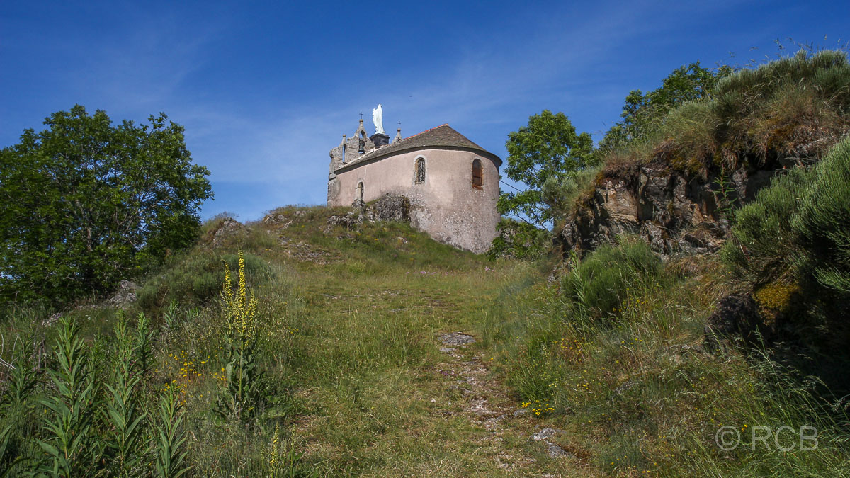Kapelle oberhalb von Cheylard-l’Évêque