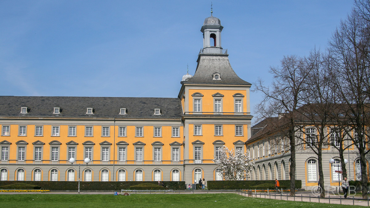 Bonn, Kurfürstliches Schloss und Hofgarten