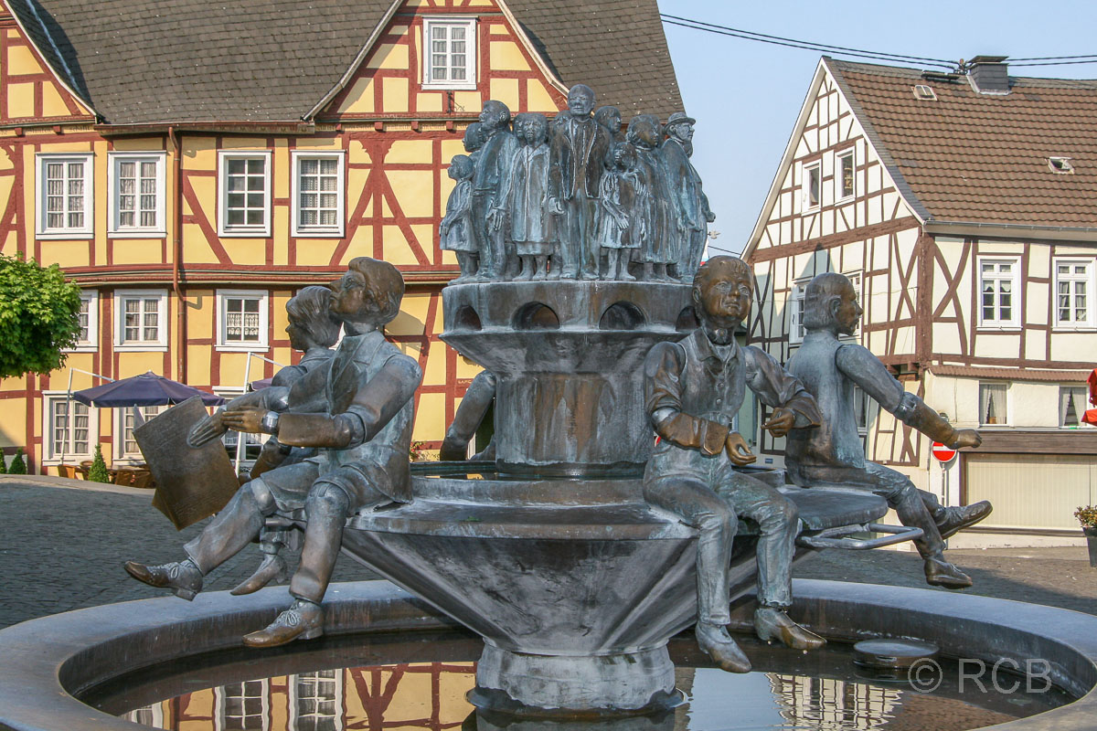 Linz, Brunnen am Marktplatz