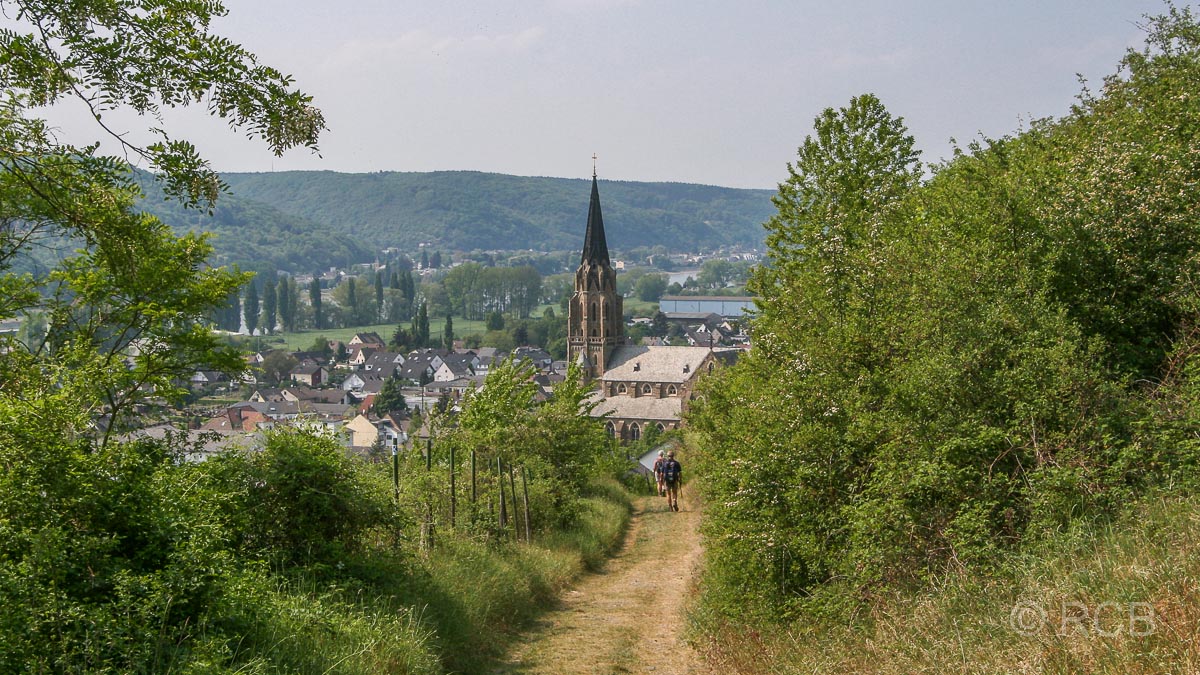 Abstieg nach Rheinbrohl