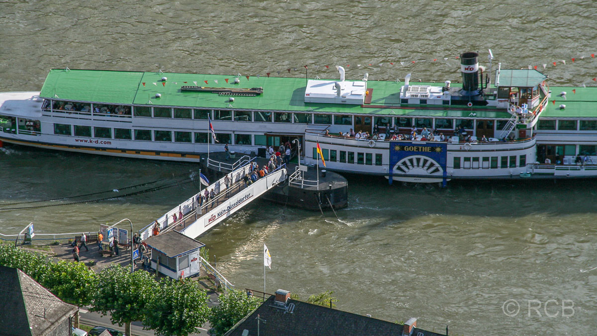 Raddampfer auf dem Rhein