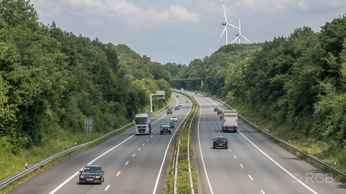 Autobahn A 43 vom Ruhrgebiet nach Münster