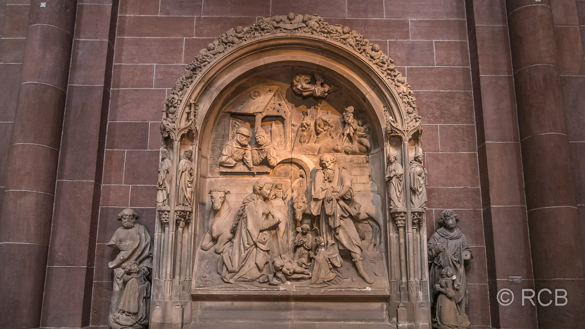 Dom, gotisches Relief aus dem ehemaligen Kreuzgang