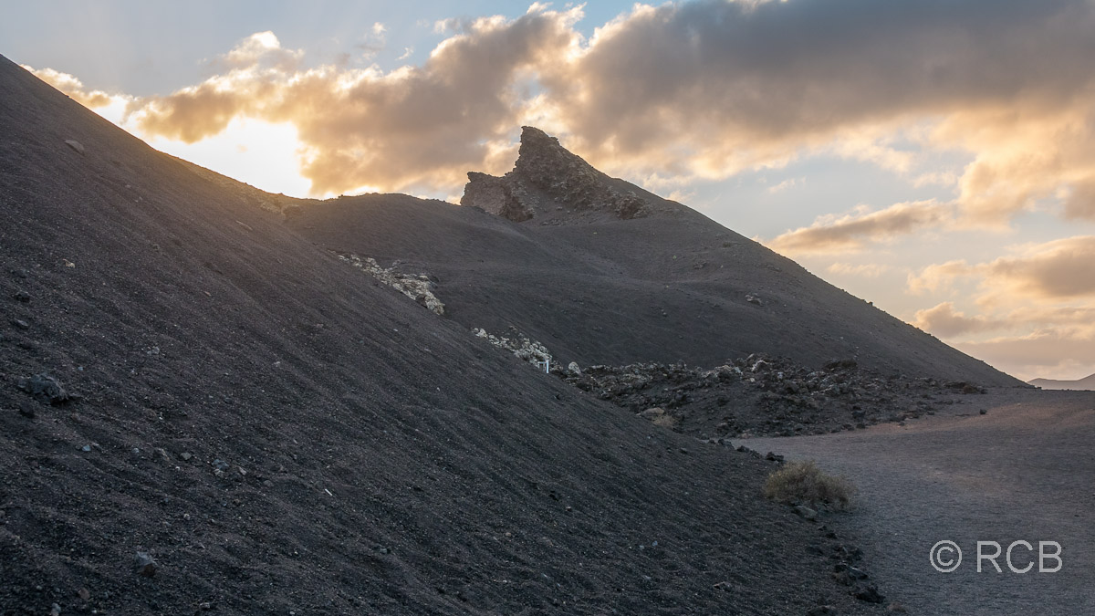 Sonnenuntergang bei der Montaña del Cuervo
