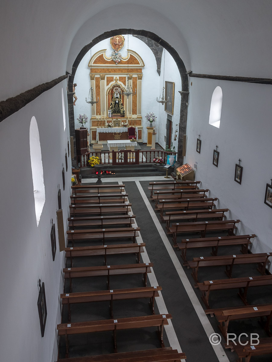Mancha Blanca, Inneres der Ermita de Nuestra Señora de los Dolores