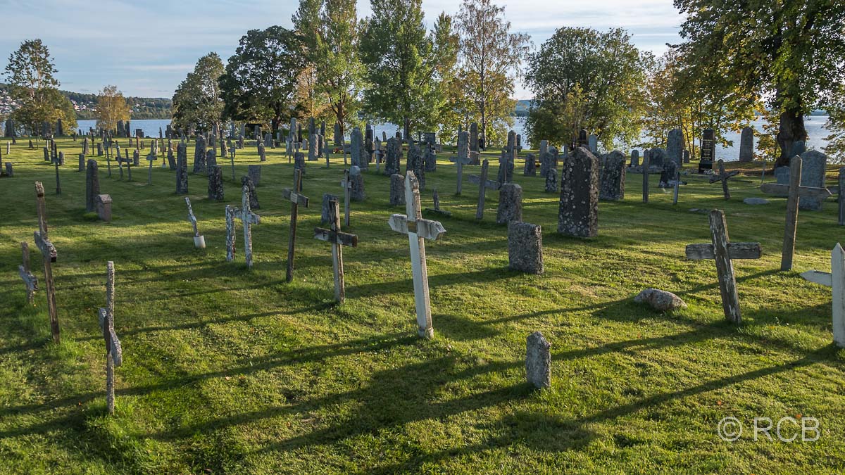 Friedhof bei Rättvik am Siljansee