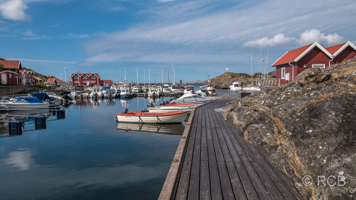 im Hafen von Stora Dyrön