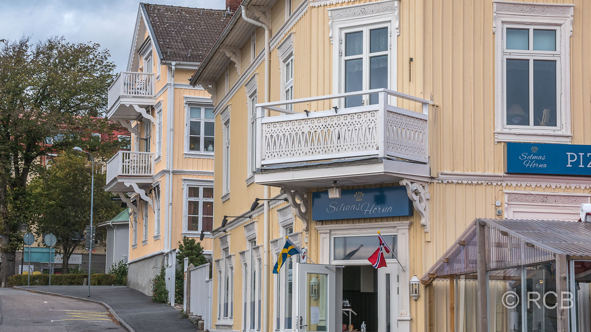 Holzhäuser in Strömstad